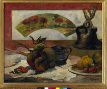 Gauguin, Stilleben mit Fächer / 1889 von klassik art