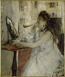 Morisot / Jeune femme se poudrant / 1877 by klassik art