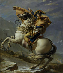 Napoleon in the Alps / By Jacques Louis David, 1800. by klassik-art