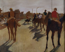 E.Degas, race horses at the grandstand. by klassik art