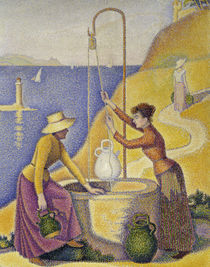 P.Signac / Women at a well / Detail by klassik art