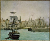 Edouard Manet, The port of Calais by klassik art