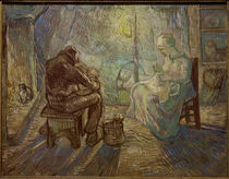 van Gogh aft. J.F.Millet, Evening / Ptg. by klassik art
