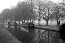 Shobnal Fields Visitor Moorings, in Mono by Rod Johnson