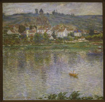 Monet, The town Vetheuil by klassik art