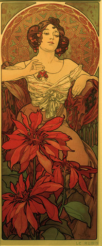 Mucha / Ruby / 1900 by klassik art