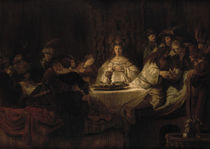 Rembrandt, Simsons Hochzeit von klassik art
