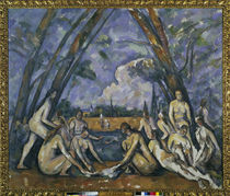 Cézanne, Große Badende von klassik art