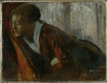 E.Degas, Melancholie, Junge Frau im Lehn von klassik art