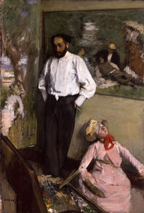 Degas / Artist in studio /  c. 1873 by klassik art
