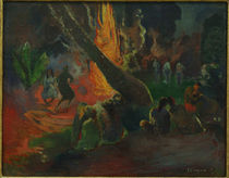 Gauguin / Firedance / Painting / 1891 by klassik art