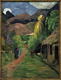 P.Gauguin, Straße ins Gebirge von klassik art