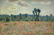 C.Monet / Field with poppies by klassik art