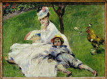 Renoir / Madame Monet with son Jean/ 1874 by klassik art