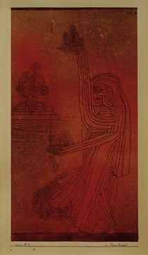 P.Klee, im Flora Tempel von klassik art