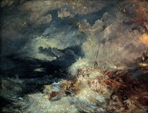 William Turner, Feuer auf See von klassik art