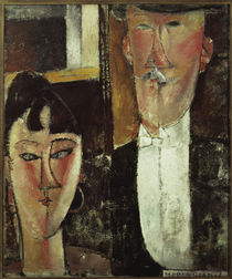Modigliani / Porträt eines Paares von klassik art