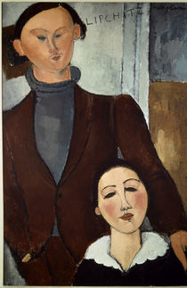 Modigliani / Jacques Lipchitz und Frau by klassik art