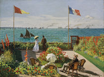 Claude Monet, garden in Sainte-Adresse by klassik art