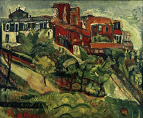 Ch. Soutine, Red Houses / painting, 1917 by klassik art