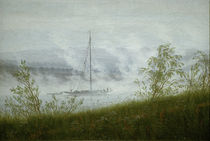 Friedrich / Ship on the Elbe /  c. 1821 by klassik art
