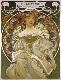 Mucha, Plakat für Champenois / 1898 von klassik-art