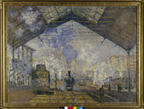 Monet / Gare Saint-Lazare / 1877 von klassik art