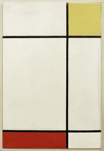 Mondrian / Komposition mit Gelb und Rot von klassik-art
