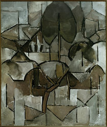 Mondrian / Landschaft mit Bäumen/ 1912 von klassik art