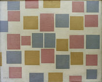 Mondrian / Komposition mit Farbflächen 3 von klassik art