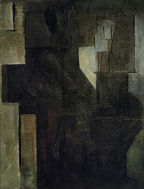 Portrait of a Lady / P. Mondrian / Painting 1912 by klassik art