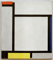 Mondrian / Komposition mit Rot u. a./ 1921 von klassik art