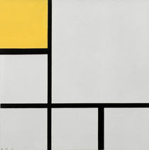 Mondrian / Komposition Nr. I; Gelb/1930 von klassik art
