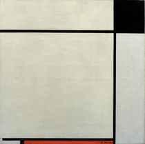 Mondrian / Komp. Schwarz Rot Grau/ 1927 von klassik art