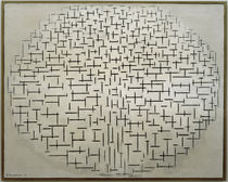 Mondrian / Composition in b&w / 1915 by klassik art