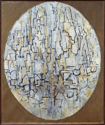 Mondrian, Tableau No. 3; Komp. Oval/ 1913 von klassik art