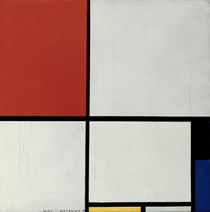 Mondrian / Komposition Rot, Gelb u. Blau von klassik art