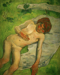 P.Gauguin, "A Breton Boy" / painting by klassik art