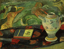 P. Gauguin, "Still live with Quimper jug" / painting by klassik art
