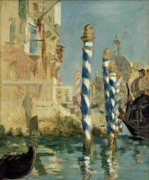 E.Manet, Canal Grande in Venice / painting by klassik art