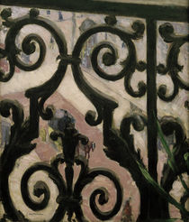 G.Caillebotte, Blick durch Balkongitter von klassik art