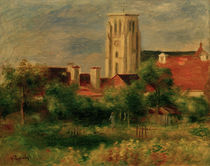Renoir / Church in Essoyes / Painting by klassik art