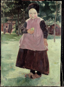 Max Liebermann / Eva (Peasant Girl) 1883 by klassik art