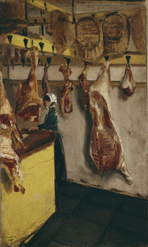 Max Liebermann / Butcher’s Shop / 1877 by klassik art