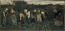 Max Liebermann / Workers in Turnip Field by klassik art