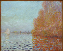 Monet / River landscape, autumn / 1900? by klassik art