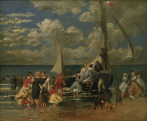 Renoir / Meeting around a boat / 1862 by klassik art