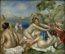 A.Renoir, Drei Badende mit Krabbe von klassik art