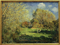 Sisley / Le jardin Hoschede/ 1881 von klassik art