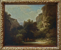 Carl Spitzweg / Rocky Landscape /  c. 1854 by klassik art